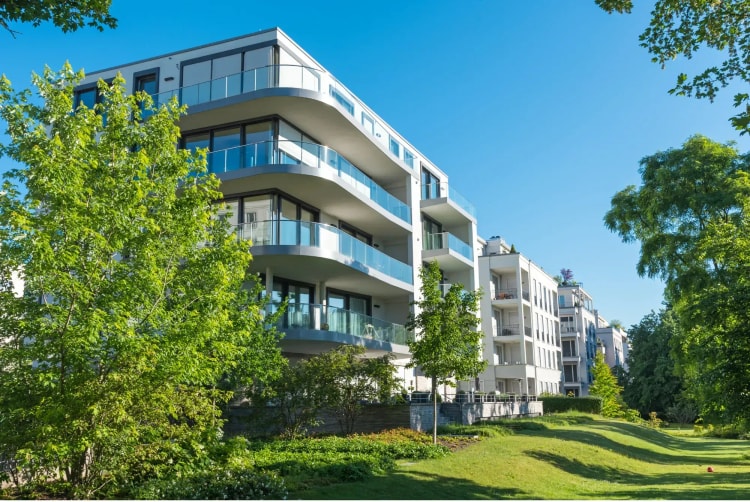 Immeubles illustrant l'investissement locatif