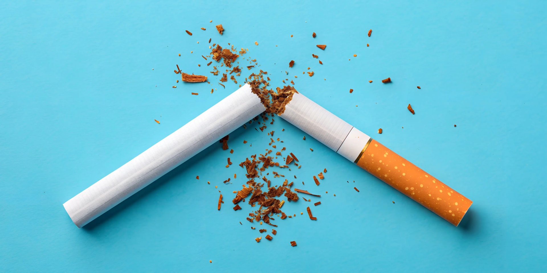 cigarette cigarette-stop-13-bonnes-raisons-fond-bleu